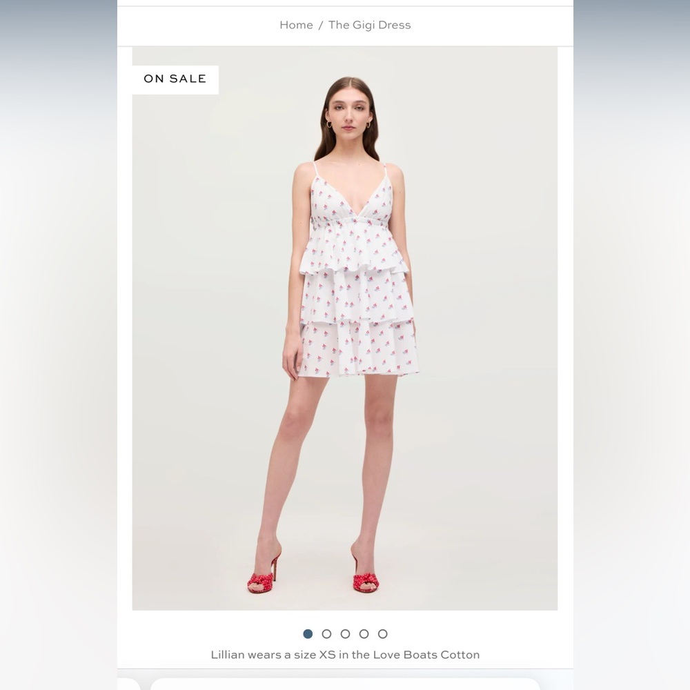 NWT Hill House Gigi White Mini Dress